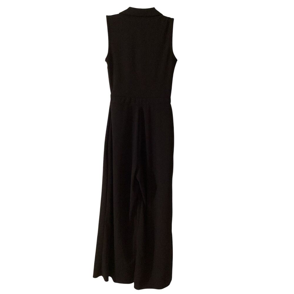 Women's Sleeveless Double Breasted Romper Size m Elegant Old Money Blazer Style - Picture 3 of 3